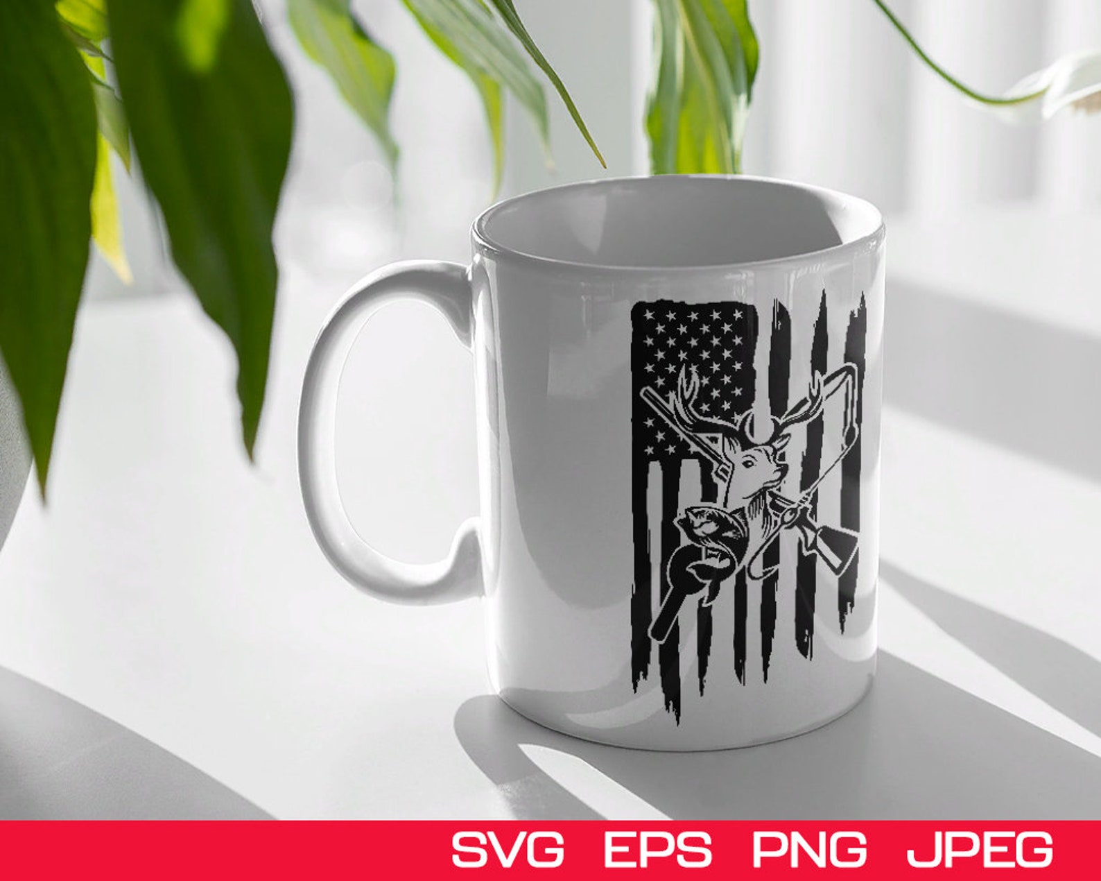 Download Hunting and fishing svg American flag svg distress flag ...
