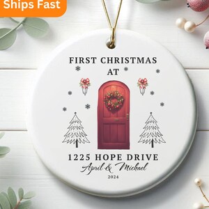 2024 New Home Christmas Ornament, 1st Christmas In Our New Home 2024, 2