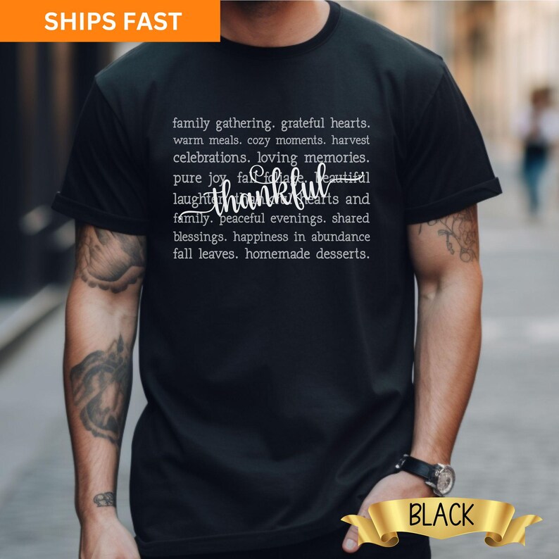 Thankful Definition Colors Thanksgiving Shirt,fall Shirt