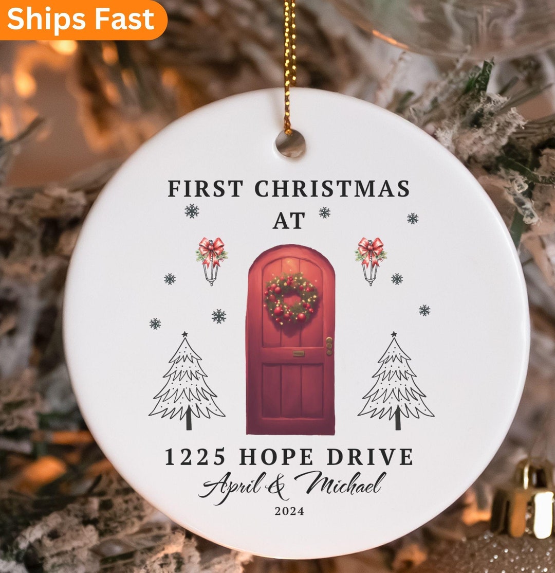 First Christmas In New Home Ornaments | Dated & Personalized Free