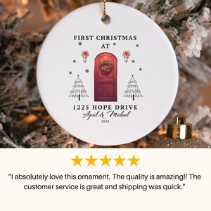 2024 New Home Christmas Ornament, 1st Christmas In Our New Home 2024, 2