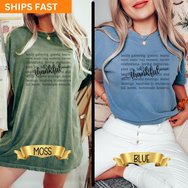 Thankful Definition Colors Thanksgiving Shirt,fall Shirt