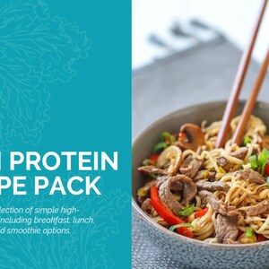 Cookbook:  52 Protein Packed Meals - Immediate Downloadable PDF