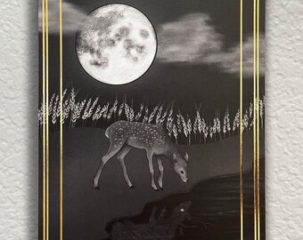 The Creature Gold Foil Art Print