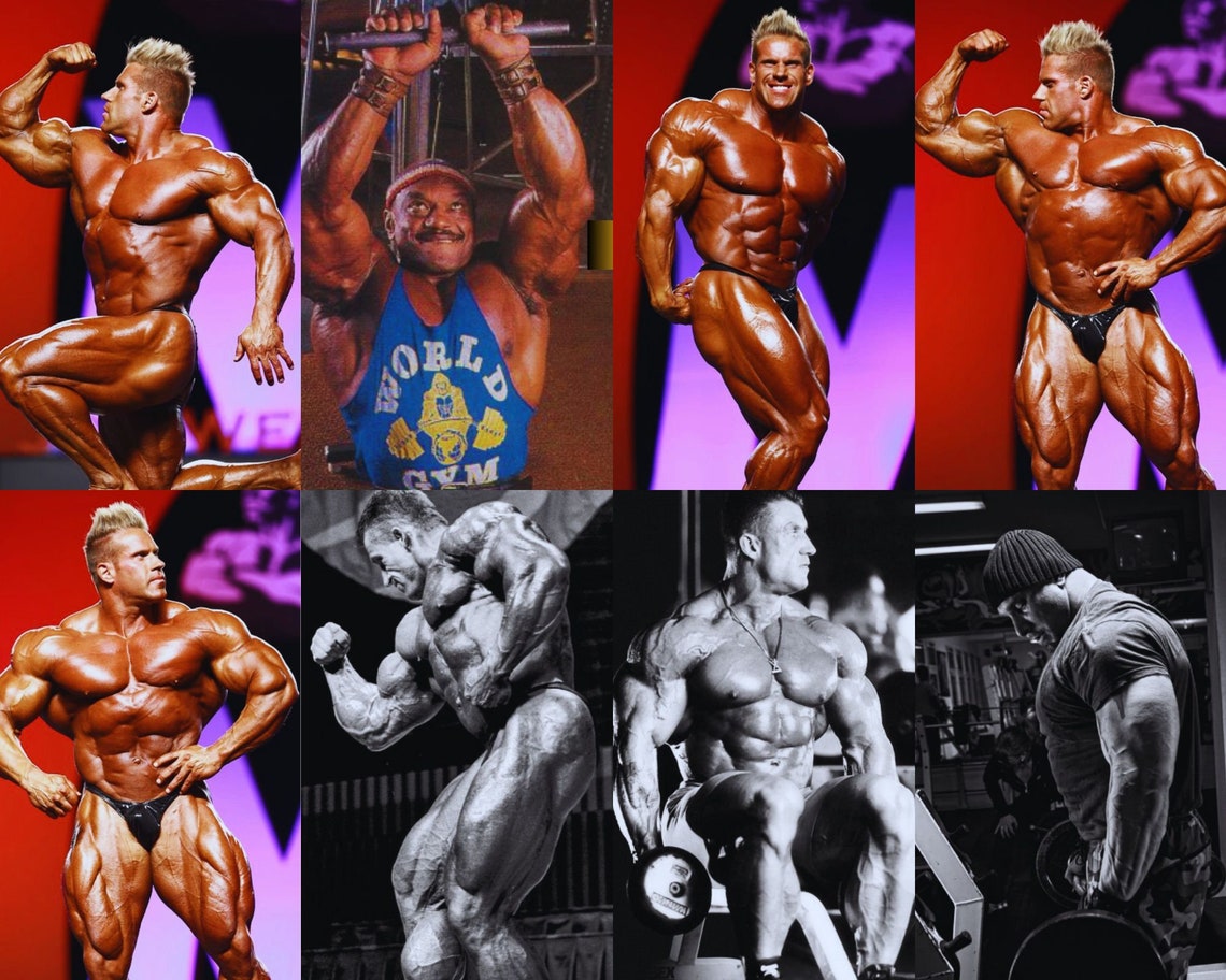 Photo Collage. Bodybuilding. Photos of the 10 Best Bodybuilders on the ...