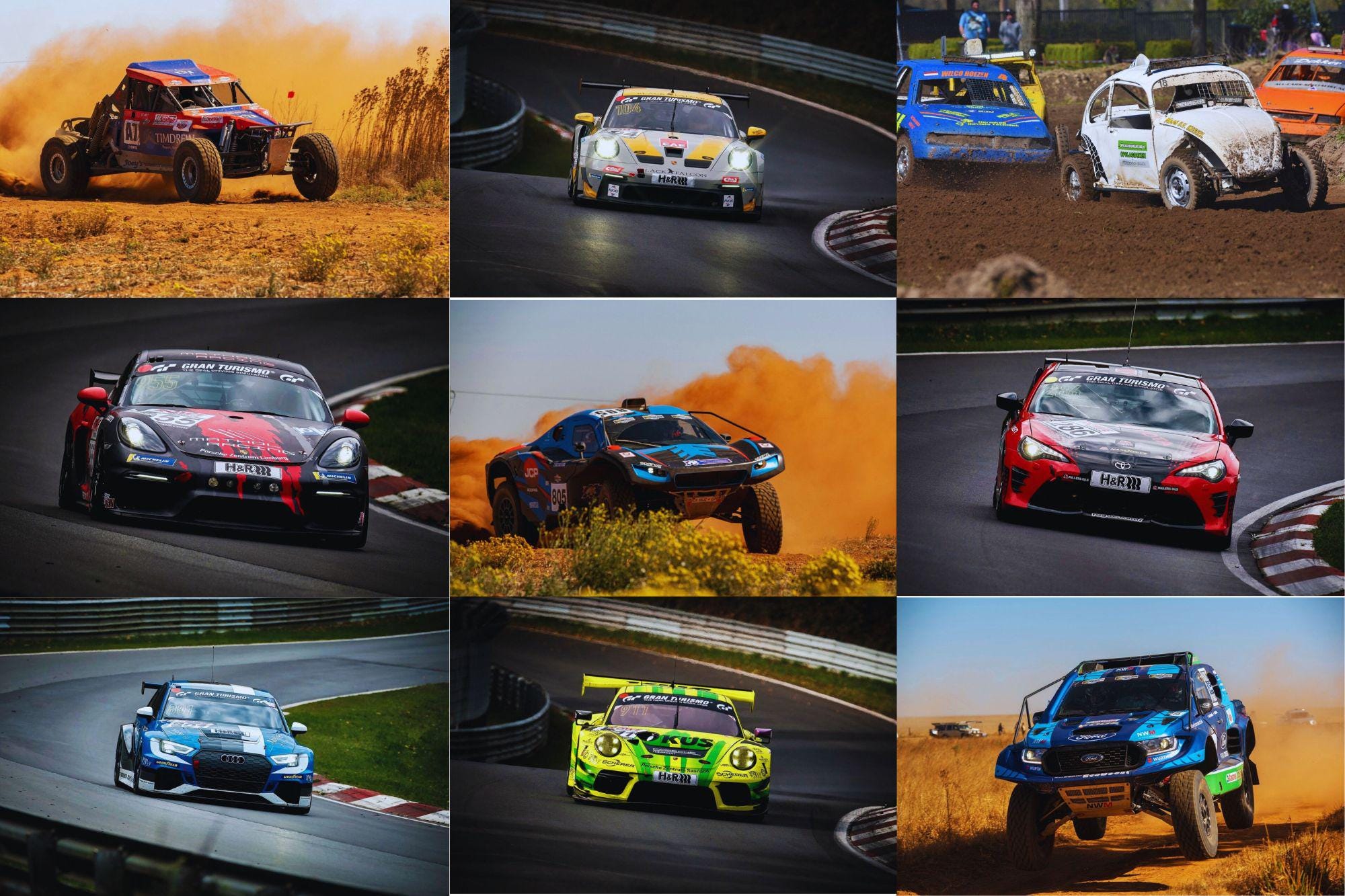 Immerse Yourself in the World of Speed! A Collage of 50 Photos of ...