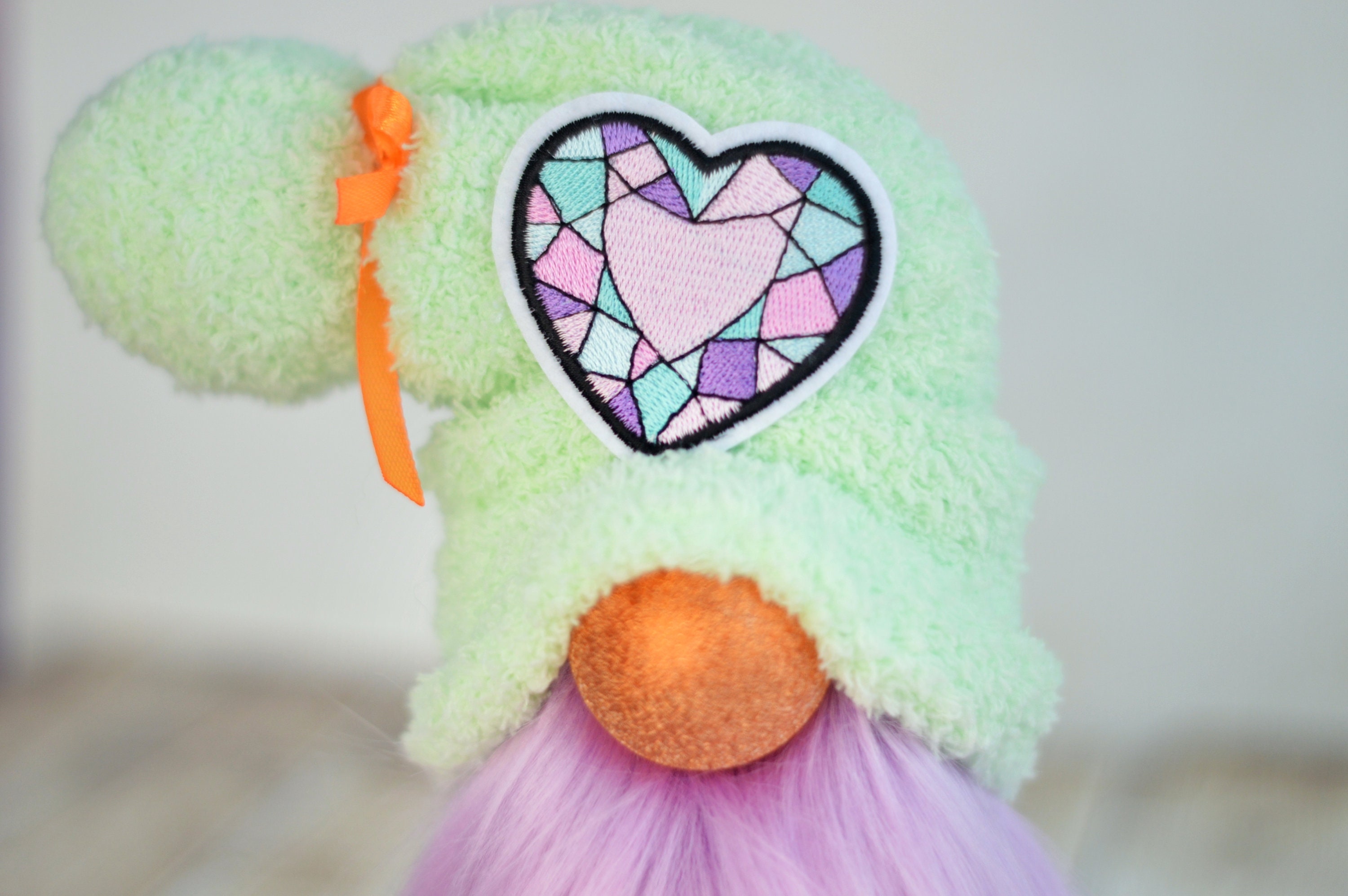 Valentine gnome large gnome romantic diamond heart gnome  etsy Valentine gnome large gnome romantic diamond heart gnome  etsy