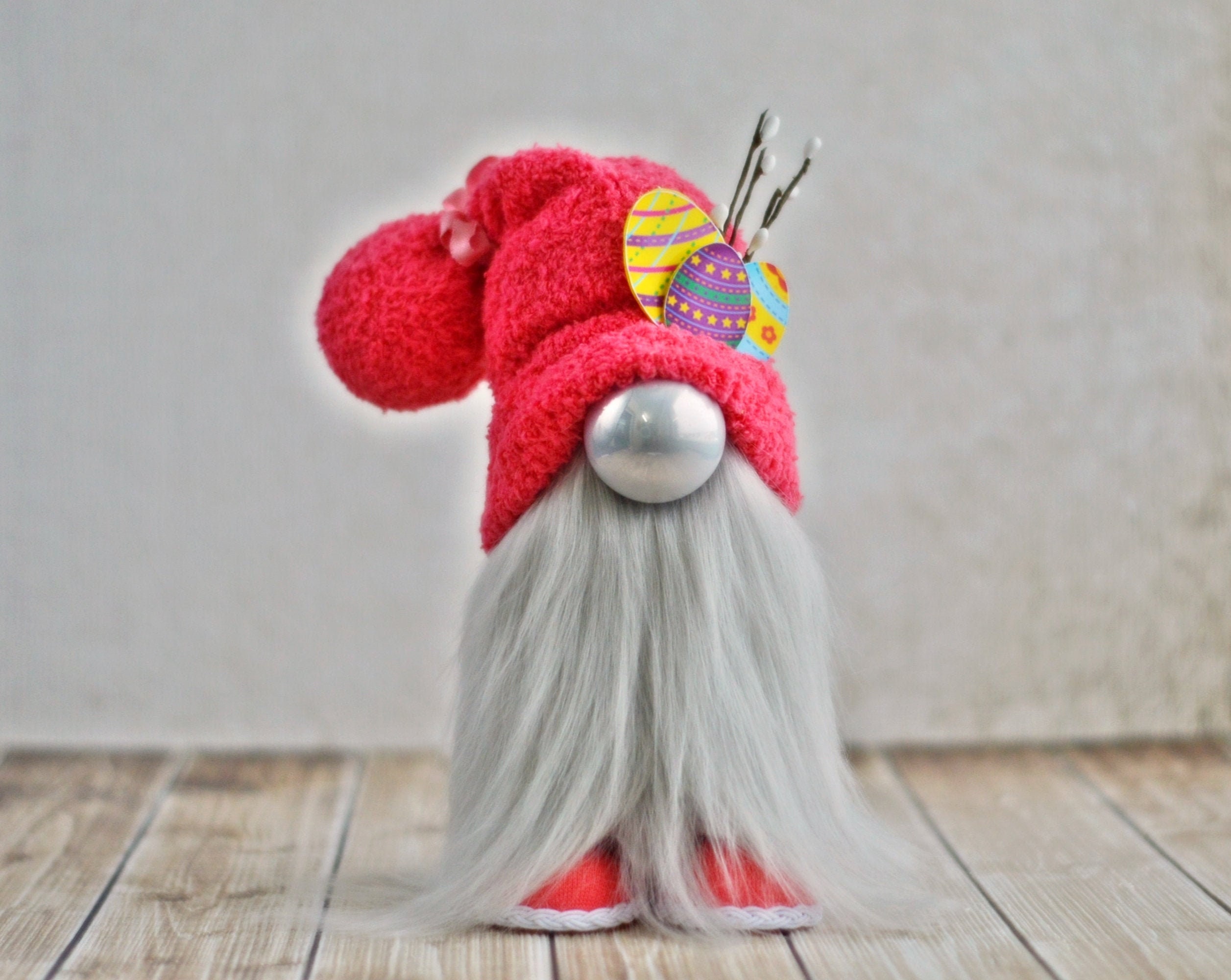 BUNNY GNOME GOOD Luck Gnome Handmade Easter Gnomes For Etsy
