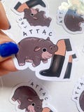Moo Deng Attac Sticker product logo