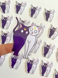 Luna and Artemis Clear Vinyl Sticker product logo