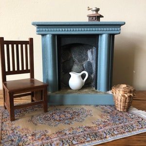 Miniature Stone Fireplace  1:12    (#35)