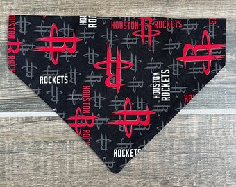 Rocket Personalized Dog Bandana (Over the Collar) Basketball, Custom Bandana, Cat Bandana, Slip on Bandana, Dog Scarf, Leash, Gift