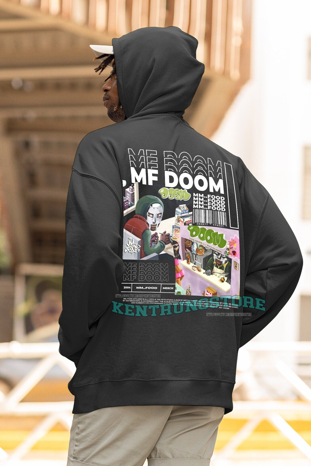 Vintage Mf Doom Hoodie Mf Doom Merch Mf Doom Mm food Poster Graphic Tee Sweatshirt KTR89 Etsy
