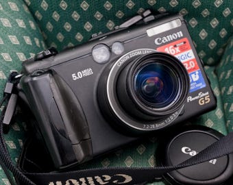 In de praktijk geteste Canon Powershot G5 5 megapixel CCD 4x Bright Zoom Pro Retro Digicam