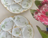 Vintage Theodore Havilland Limoges Oyster plates