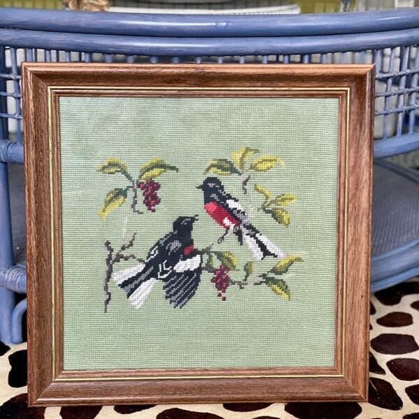 Needlepoint Wall Art Etsy