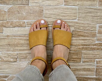yellow sandals