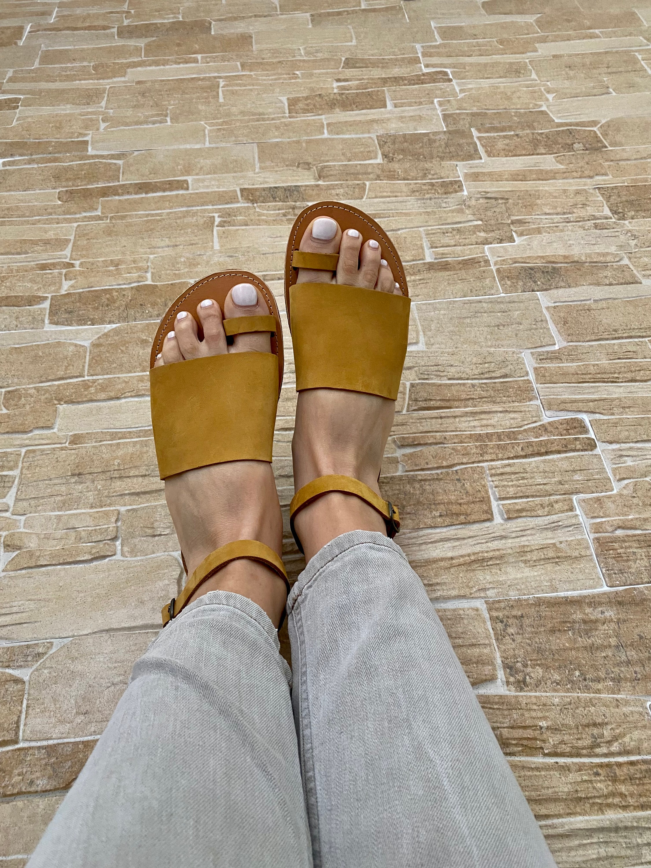 Sandals for women genuine leather sandals suede leather etsy uk