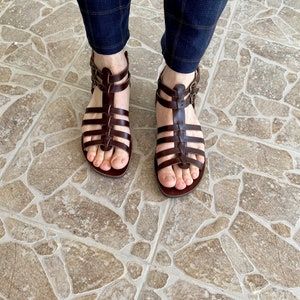 Sandals for Men Leather Sandals for Men Handmade Greek - Etsy