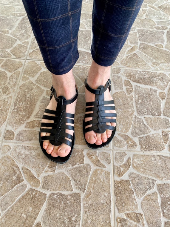 Mens Sandals Leather Shoes for Men Summer Sandals Shoes - Etsy
