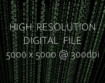 マトリックス数字デジタル背景 | 高解像度jpgファイル | ストックフォト | デジタルダウンロード