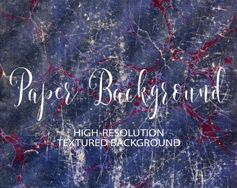 ダークブルーの傷のあるアンティーク紙の背景 - 印刷可能なスクラップブック（デジタルダウンロード）
