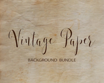 Vintage Papier Texturen - Antike Scrapbook Seiten (Digitaler Download)