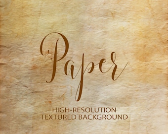 Vintage Papier Textur | Beige, Flecken und Falte (JPG Digital Download)