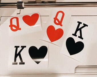 Queen Of Hearts Svg Etsy