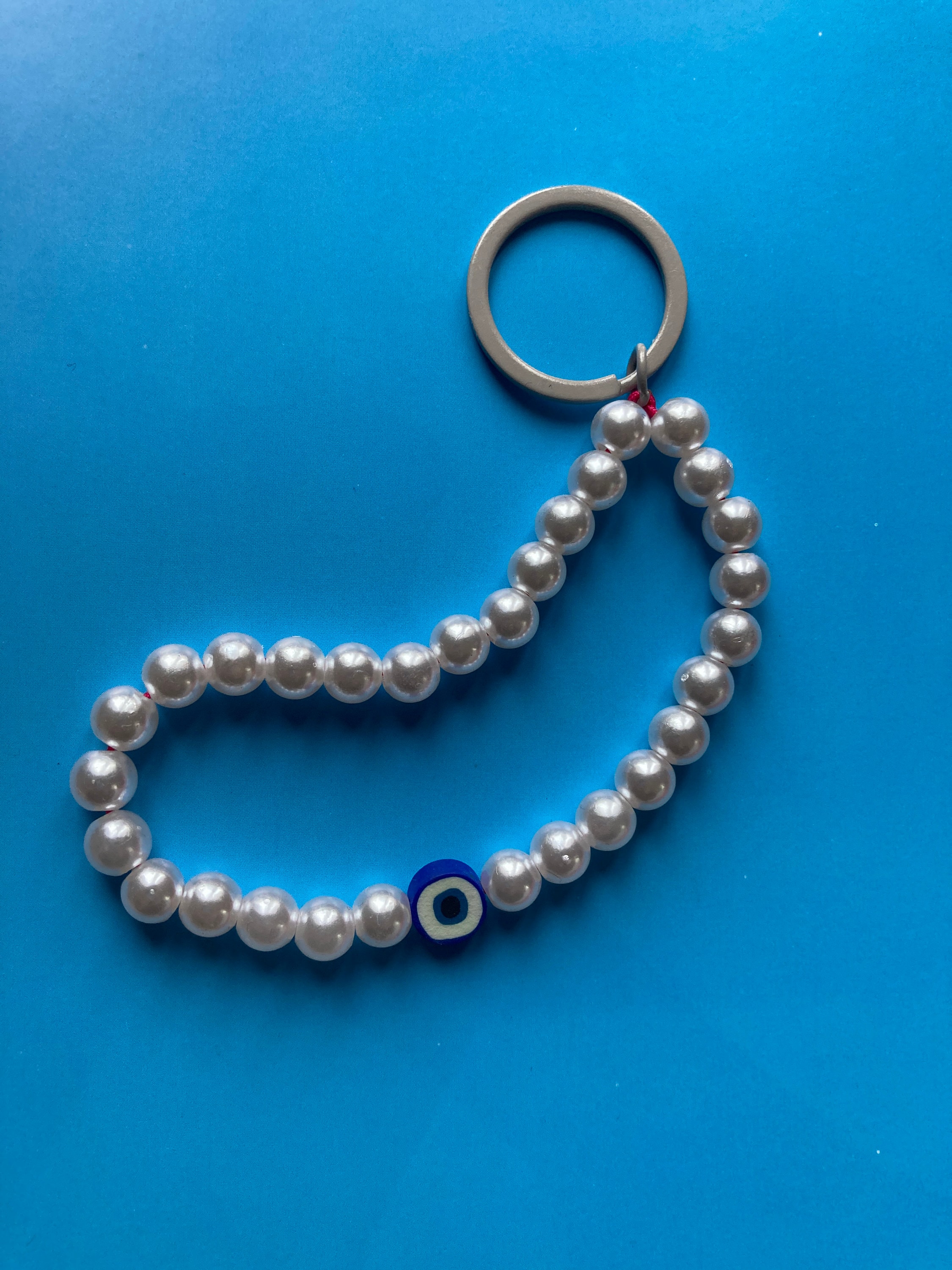 Perlen Perlen Nazar Boncuk 8mm rund blau Resin T鐪塺kisches Auge