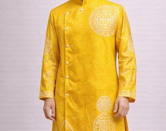 Yellow Men Ao Dai-Ao Dai Nam