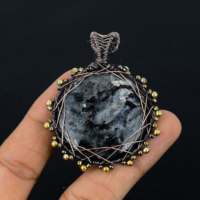 Larvikite Jewelry - Etsy