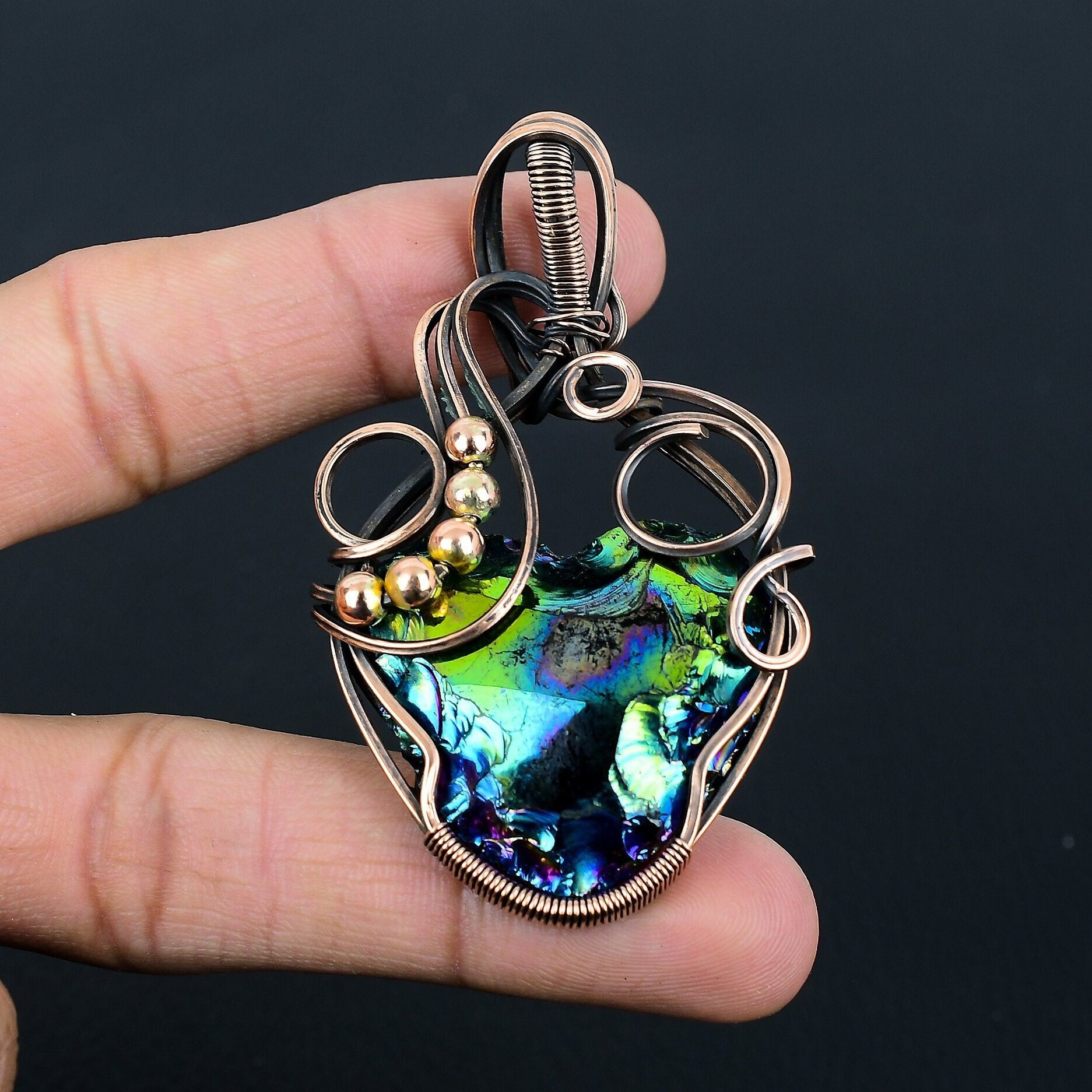 インド ヴィンテージ エナメル ネックレス アッシュペーフランス