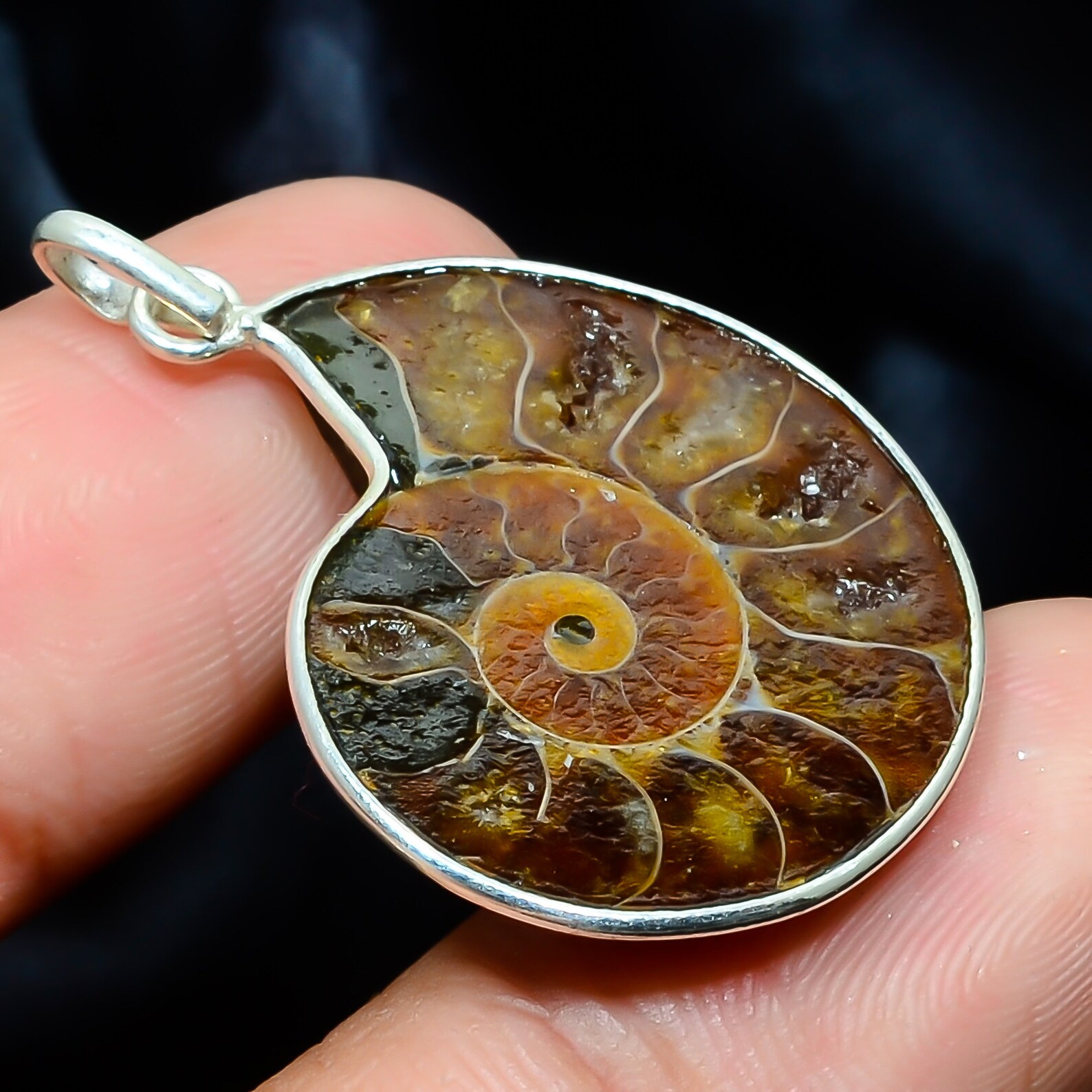 ammonite pendant ammonite pendant