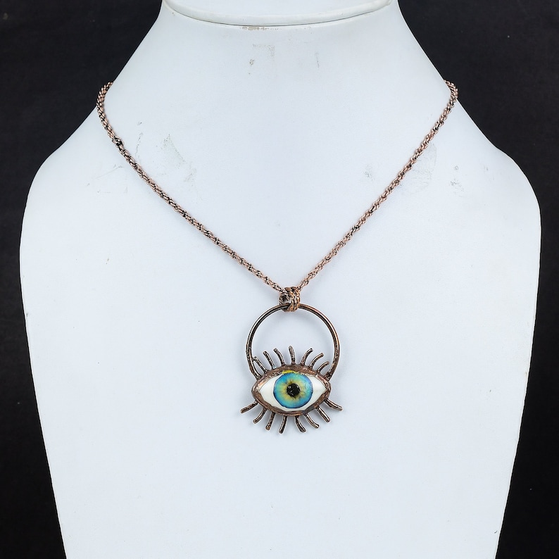 RA ONE Eye, Realistic Acrylic Human Blue & Green Color Eye Pendant