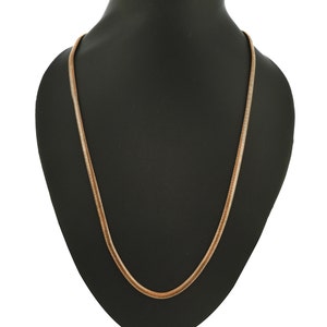 Hochwertige Kupferketten Halskette 18 '' bis 20 '' Kupferketten für Geschenk Handgefertigte Kupferkette aus reinem Kupfer Kette Style E