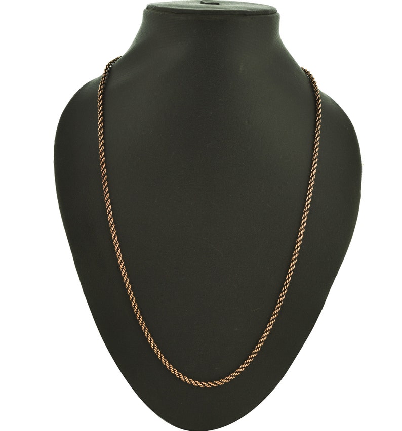 Top Quality Copper Chains Necklace 18'' to 20'' Copper Chains for gift Handmade Copper Chain Pure Copper Chain Style A