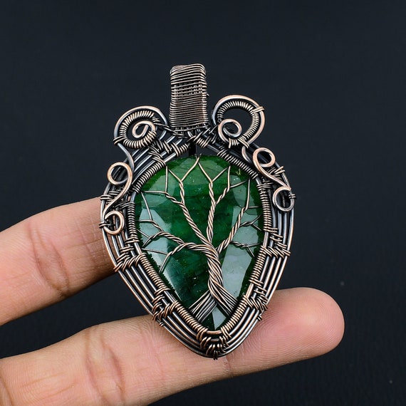 Gemstone tree 2024 of life pendant
