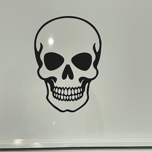 Skull vinyl decal