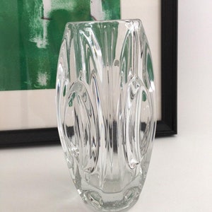 Rosice Rudolf Schroter Sklo Union Bullet Vase Tjeckien 50-tal