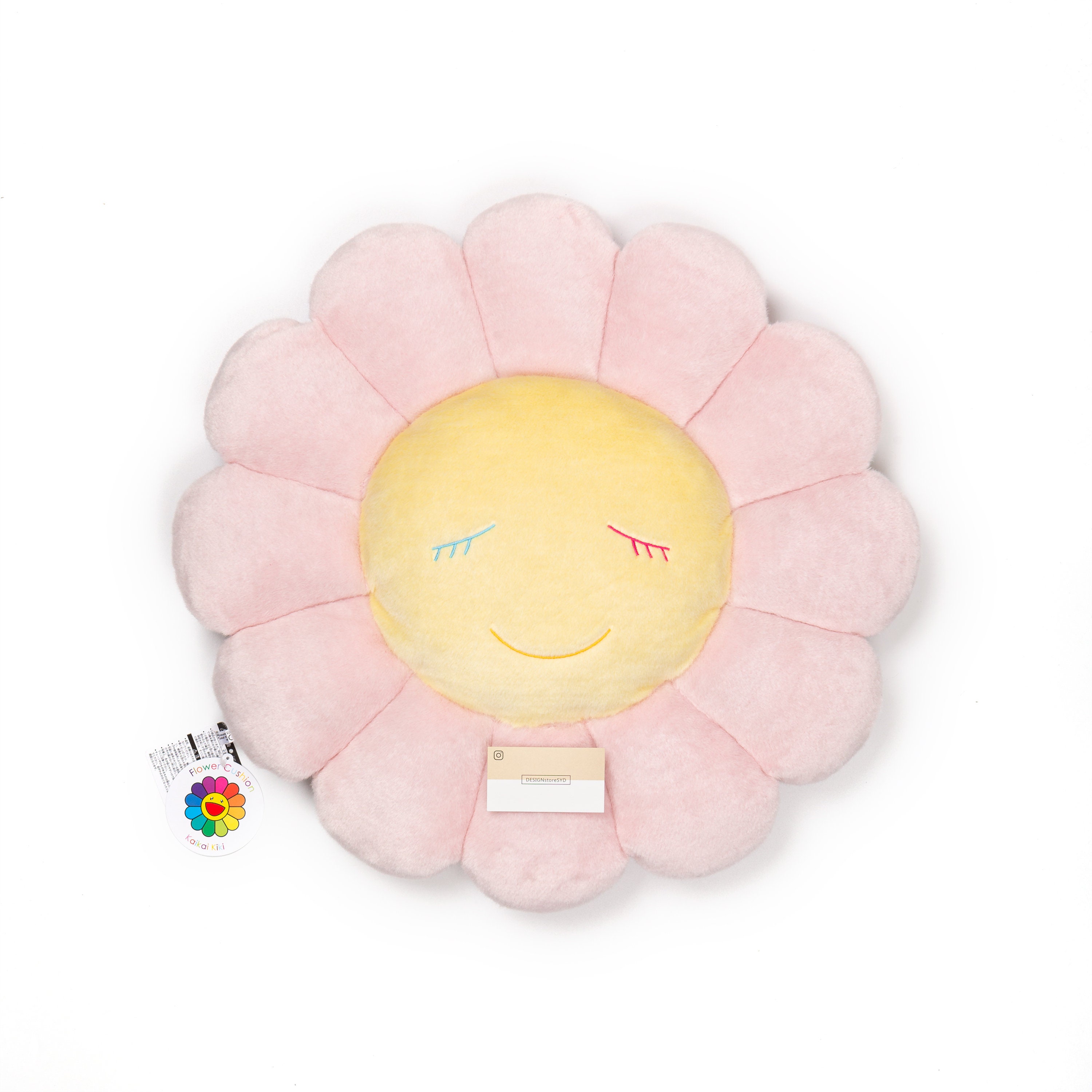 Authentic TAKASHI MURAKAMI Rainbow Flower pillow 60cm pink | Etsy