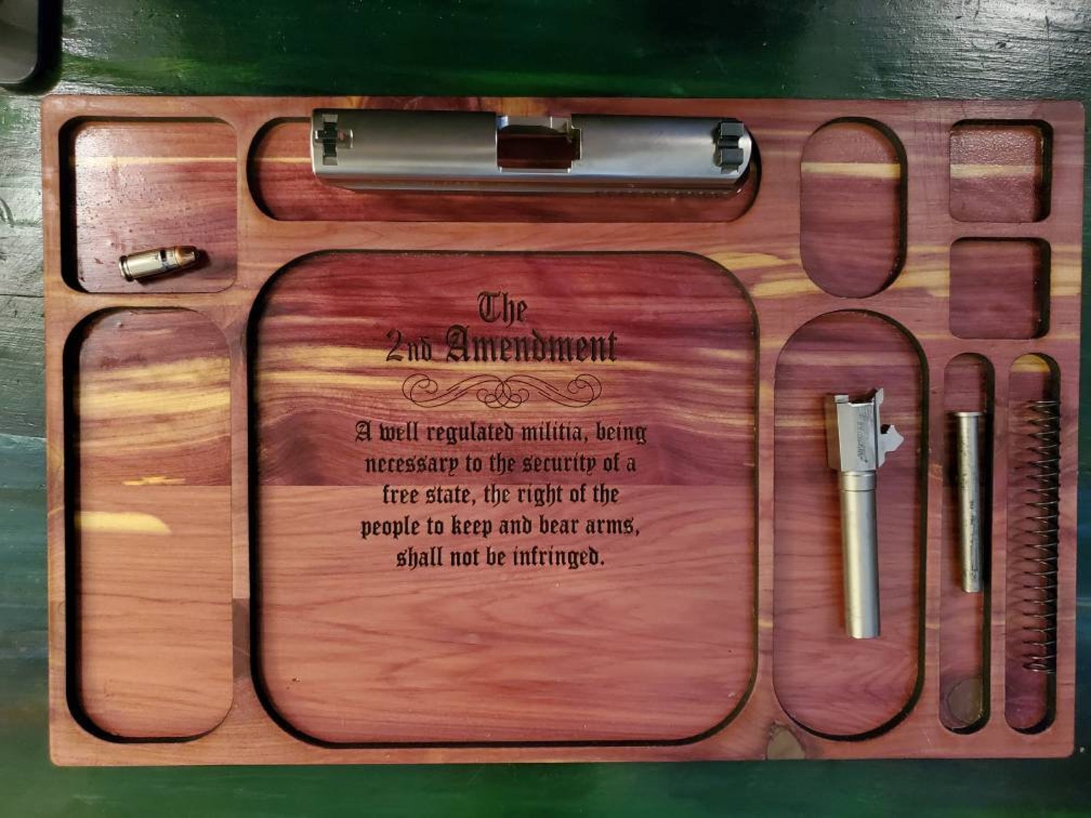 Wooden Gun Cleaning/Fly Tying/ MultiPurpose Tray Etsy