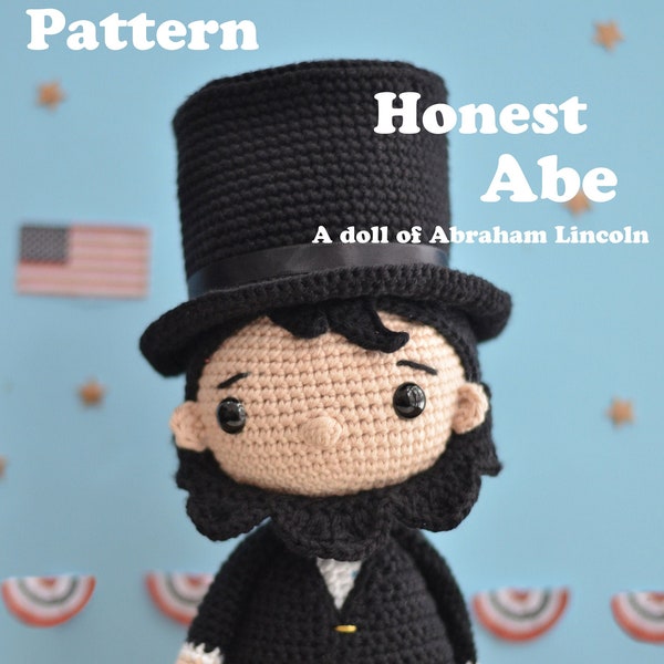 Pattern, Honest Abe - a doll of President Abraham Lincoln