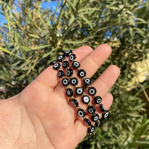 Black Evil Eye Bracelet