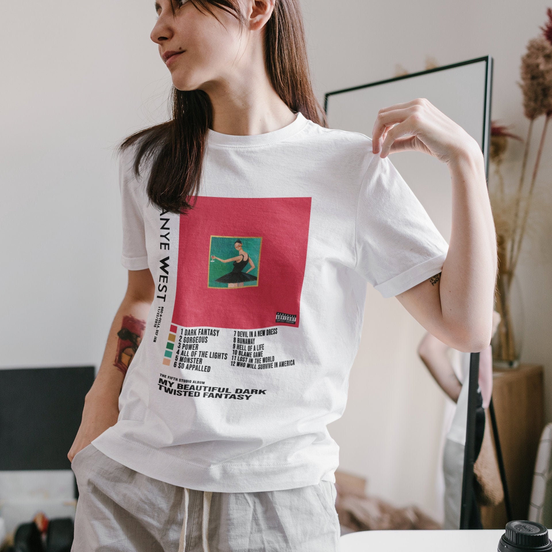 kanye west my beautiful dark twisted fantasy shirt kanye west my beautiful dark twisted fantasy shirt