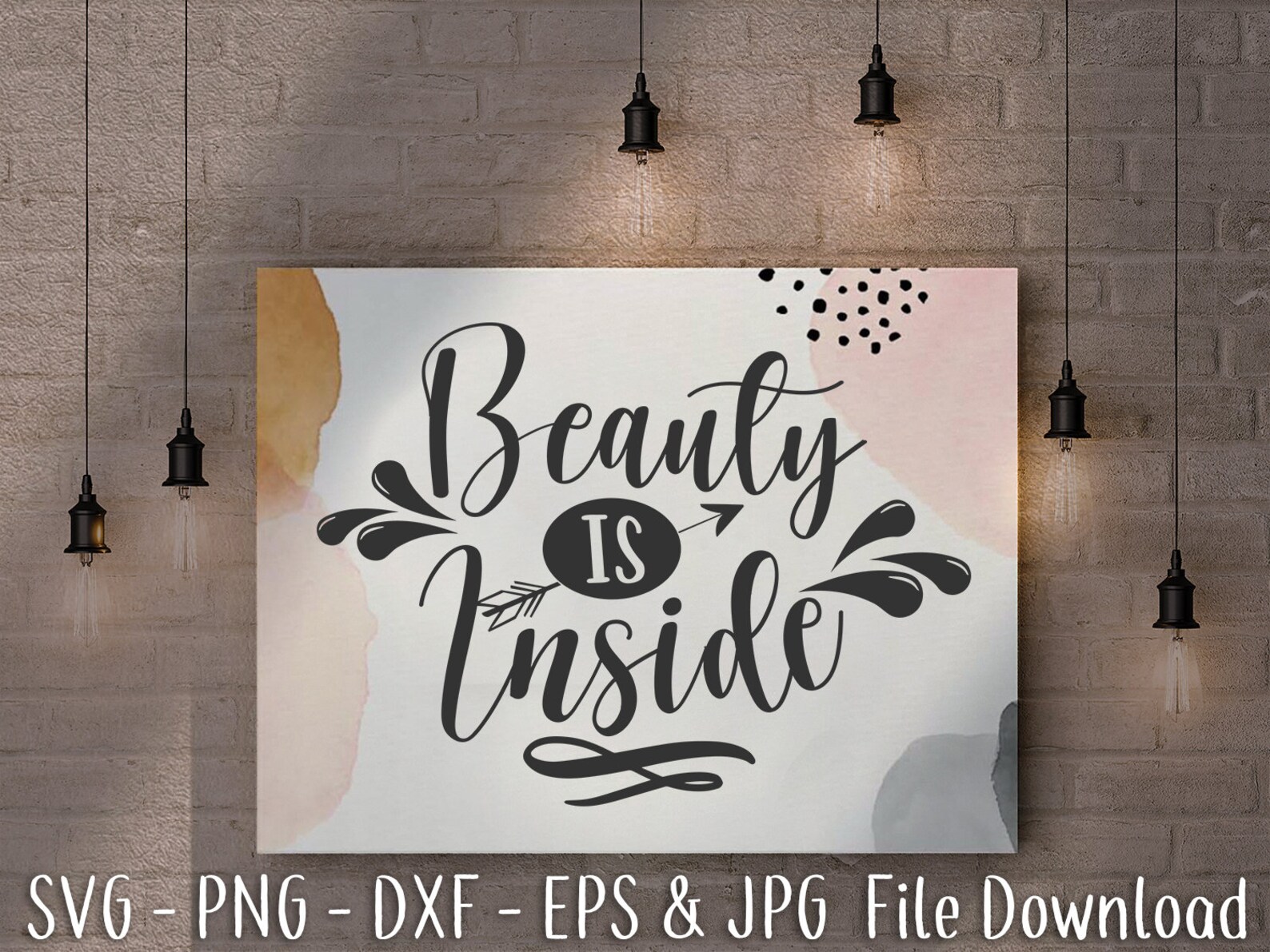 Beauty is inside SVG Png Dxf Eps Instan Download File Etsy