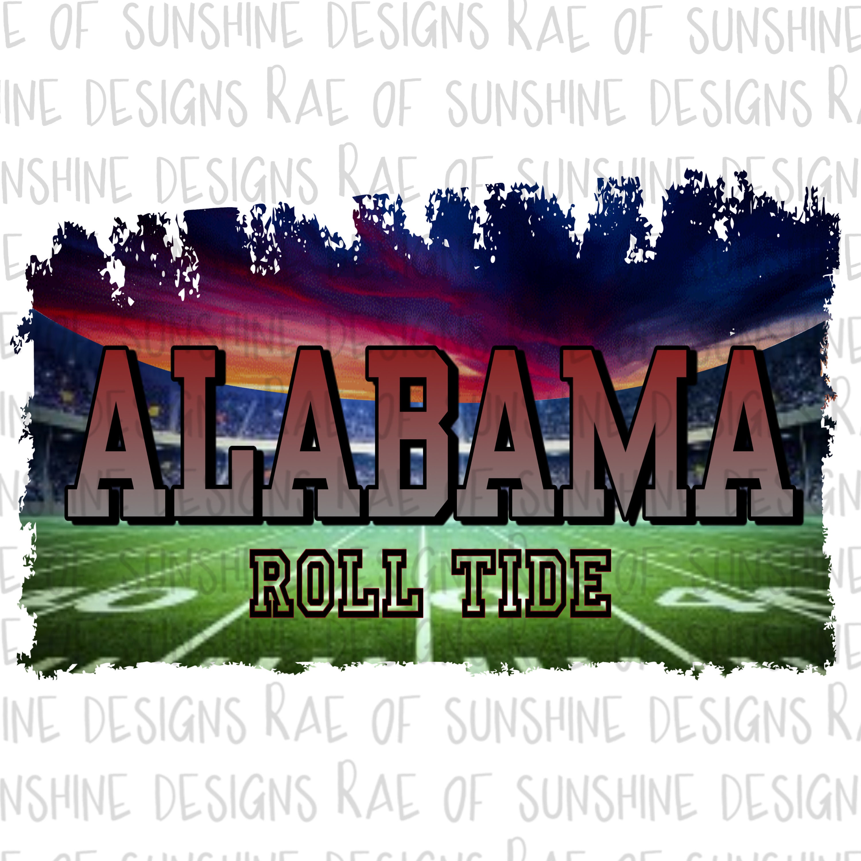 Alabama football png Roll tide png Sublimation Design Etsy