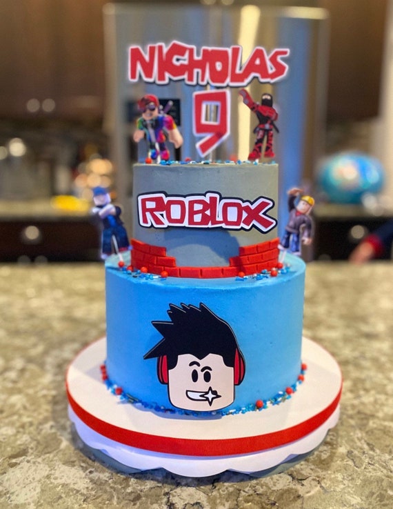 Pin em Cupcake 9th birthday Roblox theme