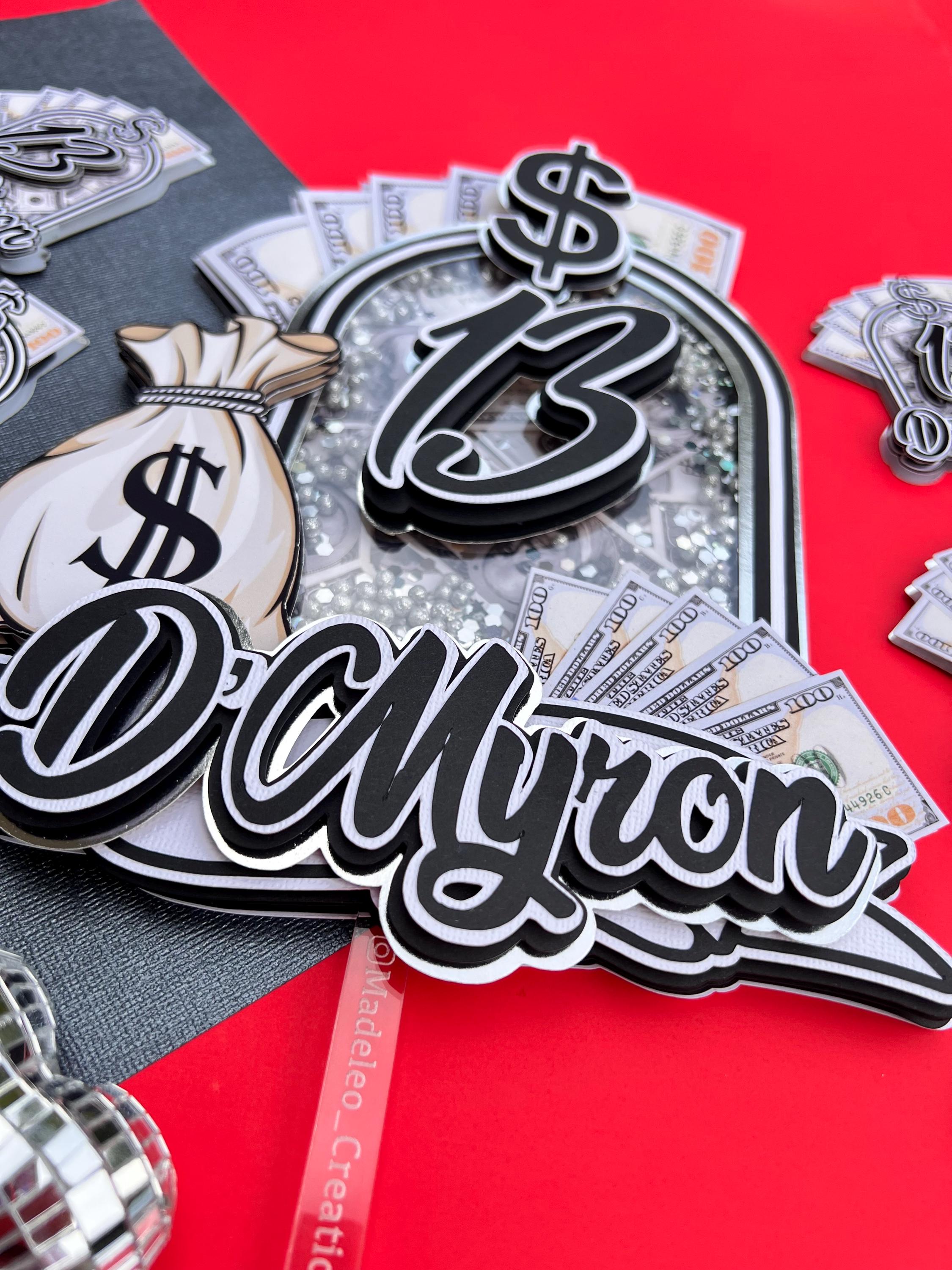 Money Cake Topper, Dollar Cake Topper, Cake Topper Cash, Money Topper ...