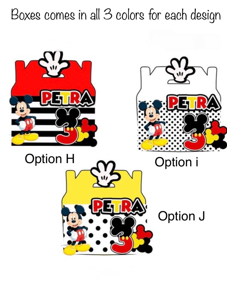 Minnie Mouse Boxes Inspired Minnie Mouse Vintage Party Etsy